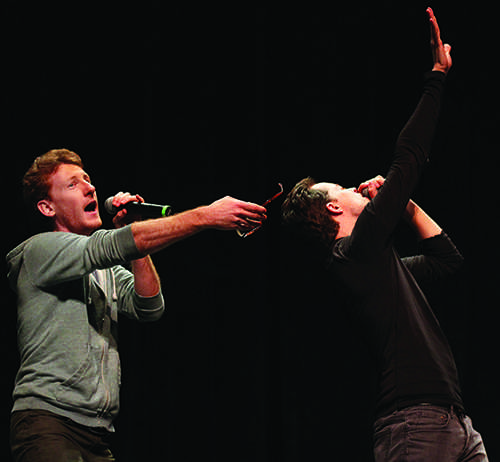 Dakaboom was the two-person MC group that mediated the variety show on Oct. 8 and kept the crowd entertained throughout the evening.