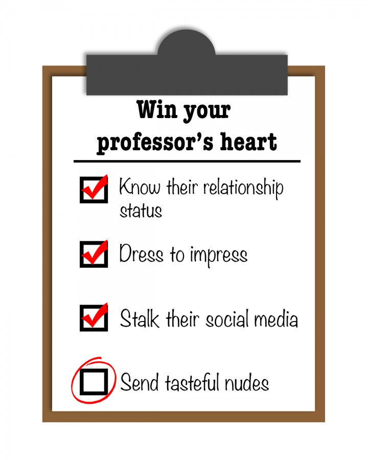 With only 12 simple steps, winning over your professors heart is a task almost any crazy person can accomplish!
