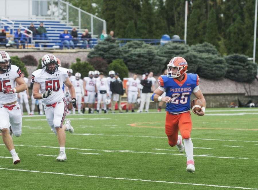 Pioneers triumph in homecoming game against Falcons