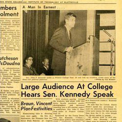 Flashback from the Archives: JFK campaigns in Platteville
