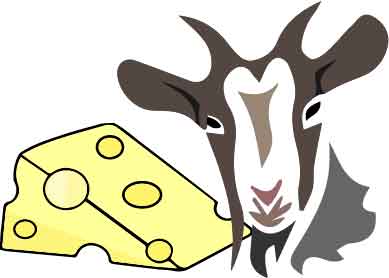 clip art goat cheese