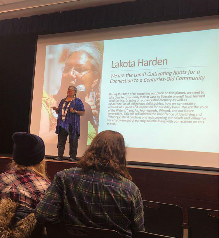 Lakota Harden speaking on the freedom of decolonization 