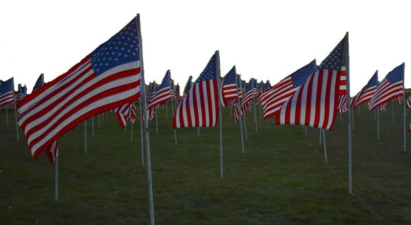 The 7th annual Field of Honor, located on the West Lawn on the UW-Plattevile campus shows 144 flags to honor veterans. There will be a flag
raising ceremony held on Nov. 10 in front of Ullsvik Hall to celebrate Veterans Day.