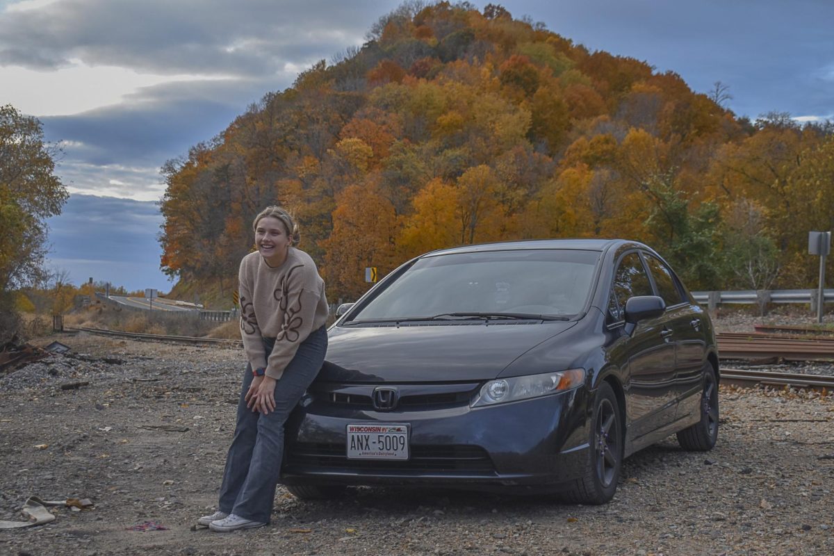 Taylor Lawrence with her 2007 Honda Civic
