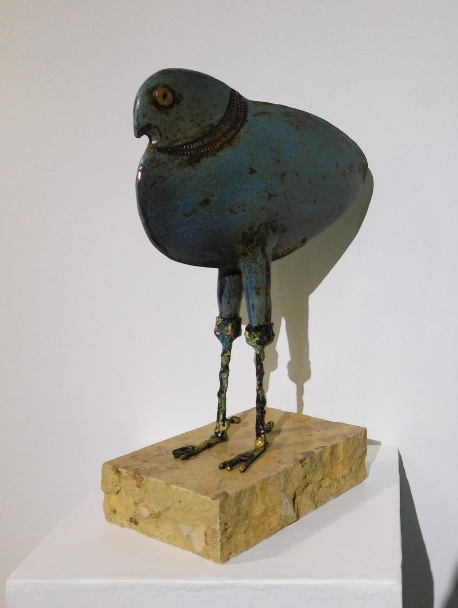 Ron Hahlen - Bird
2023 - Clay, metal, stone