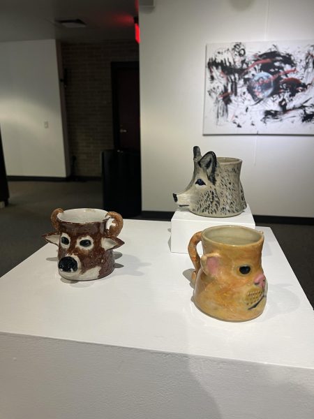 Emily Deppe
“Mug Buddies”
Oxidation Stoneware with Glaze