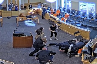 Courtroom Brawl Breaks Out