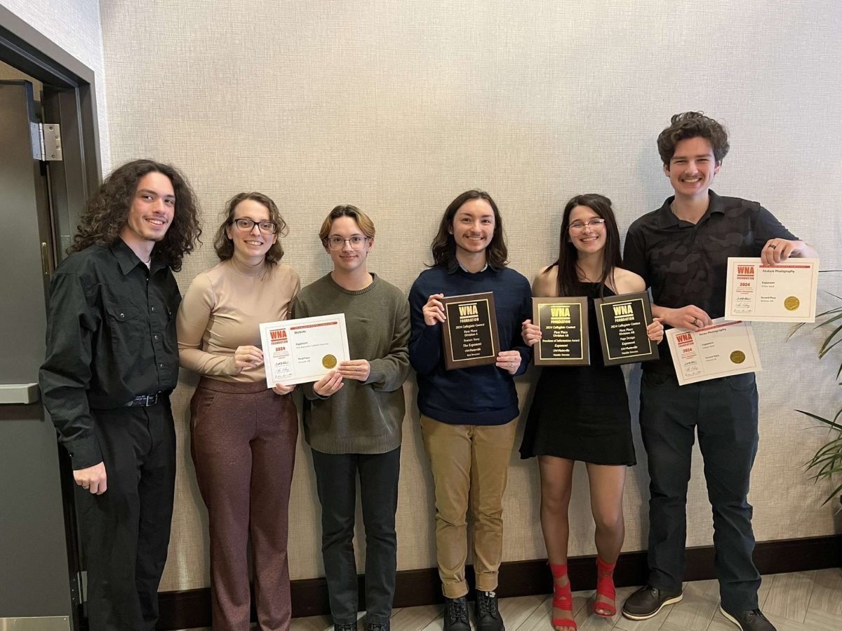 From Left to Right
Gabe Farr, Isabelle Emerson, Nat Poeschel, Kaz Bresnan, Natalie Downie, Ethan Hack